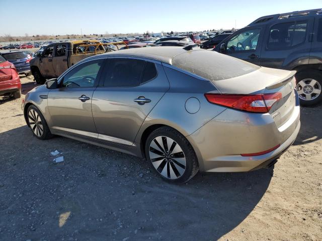 5XXGR4A62CG005038 - 2012 KIA OPTIMA SX GRAY photo 2