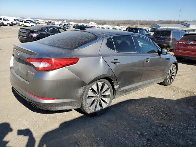 5XXGR4A62CG005038 - 2012 KIA OPTIMA SX GRAY photo 3