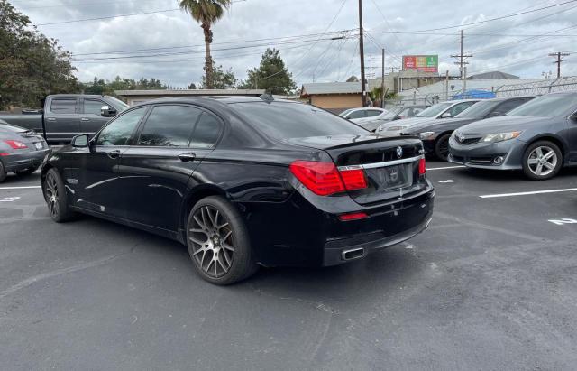 WBAKB8C57BCY65135 - 2011 BMW 750 LI BLACK photo 3