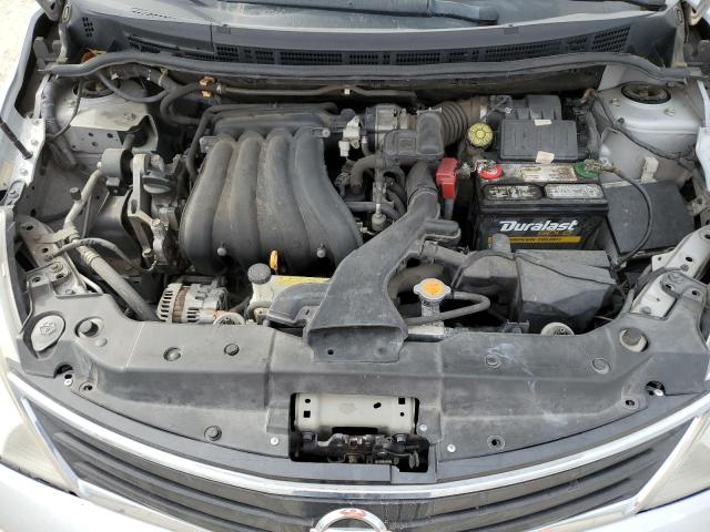 3N1BC1CP3CK250718 - 2012 NISSAN VERSA S SILVER photo 11