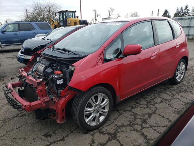 JHMGE87499S067509 - 2009 HONDA FIT SPORT RED photo 1