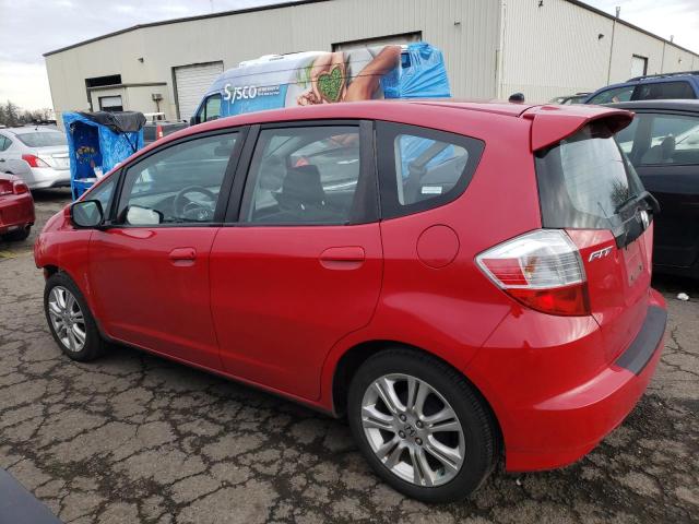 JHMGE87499S067509 - 2009 HONDA FIT SPORT RED photo 2