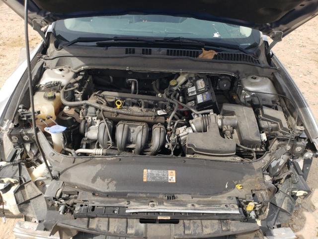 3FA6P0H74ER187733 - 2014 FORD FUSION SE SILVER photo 11