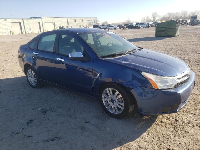 1FAHP35N48W152463 - 2008 FORD FOCUS SE BLUE photo 4