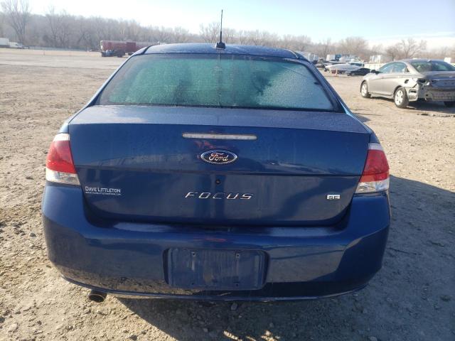 1FAHP35N48W152463 - 2008 FORD FOCUS SE BLUE photo 6