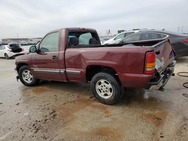 1GCEC14T11Z235723 - 2001 CHEVROLET SILVERADO C1500 BURGUNDY photo 2