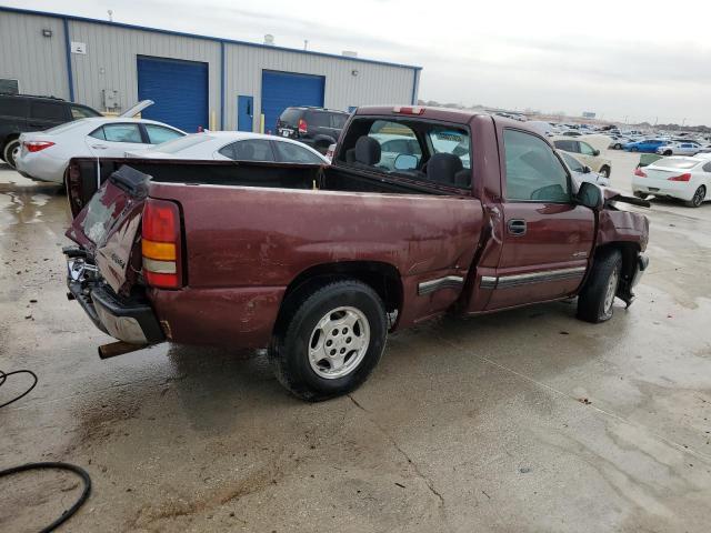 1GCEC14T11Z235723 - 2001 CHEVROLET SILVERADO C1500 BURGUNDY photo 3