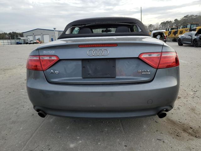 WAUCFAFH7CN000628 - 2012 AUDI A5 PREMIUM GRAY photo 6