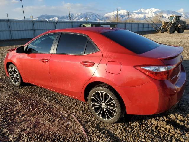 5YFBURHE6FP327096 - 2015 TOYOTA COROLLA L RED photo 2