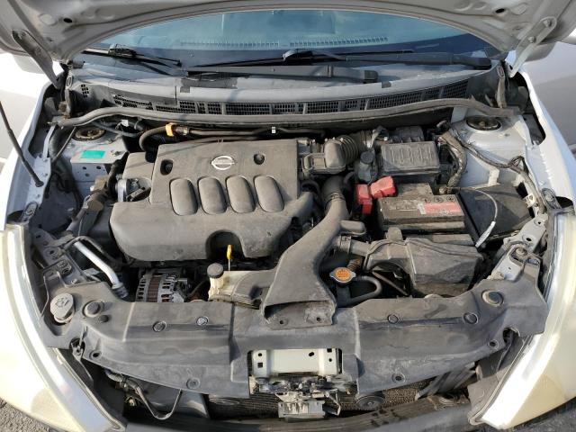 3N1BC11E38L399231 - 2008 NISSAN VERSA S SILVER photo 11