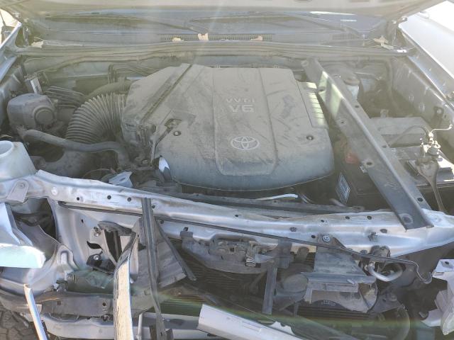 3TMJU4GN4DM148639 - 2013 TOYOTA TACOMA DOUBLE CAB PRERUNNER SILVER photo 11