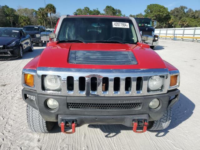 5GTDN136X68323225 - 2006 HUMMER H3 RED photo 5