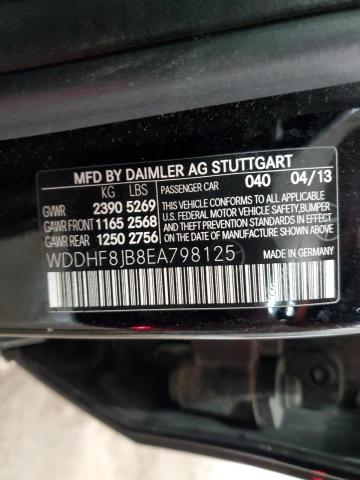 WDDHF8JB8EA798125 - 2014 MERCEDES-BENZ E 350 4MATIC BLACK photo 12