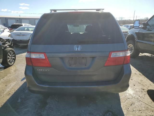 5FNRL38757B412606 - 2007 HONDA ODYSSEY EXL GRAY photo 6