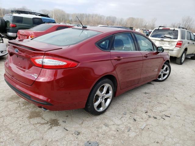 3FA6P0LUXDR273284 - 2013 FORD FUSION SE HYBRID RED photo 3