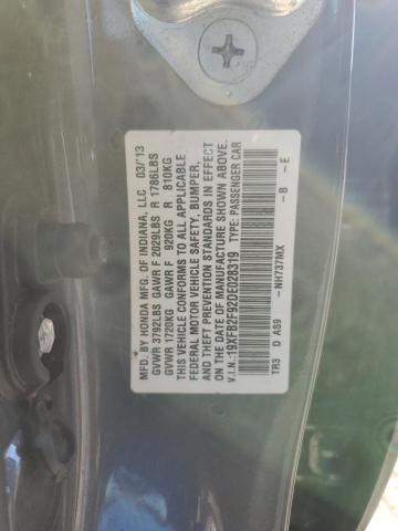 19XFB2F92DE028319 - 2013 HONDA CIVIC EXL ნაცრისფერი ფოტო 12
