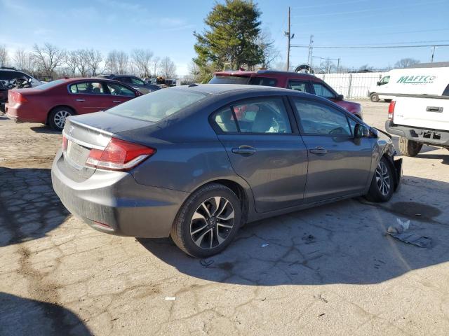 19XFB2F92DE028319 - 2013 HONDA CIVIC EXL ნაცრისფერი ფოტო 3