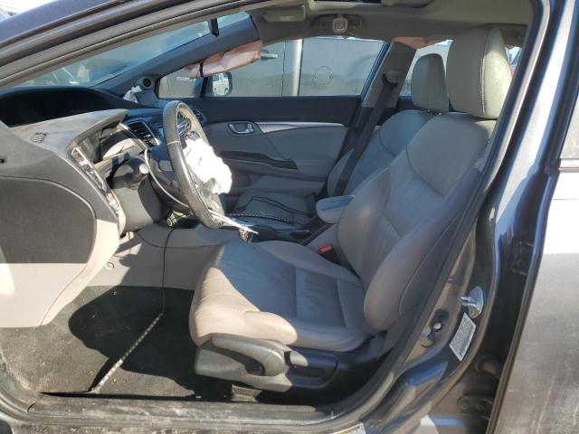 19XFB2F92DE028319 - 2013 HONDA CIVIC EXL ნაცრისფერი ფოტო 7