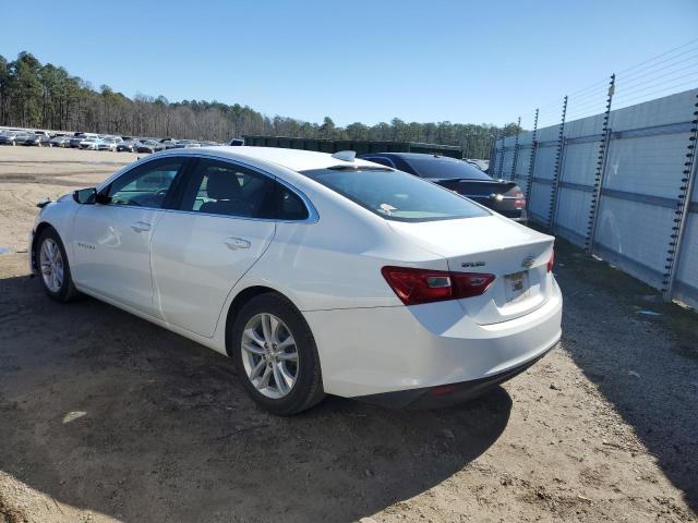 1G1ZE5ST1HF240253 - 2017 CHEVROLET MALIBU LT WHITE photo 2