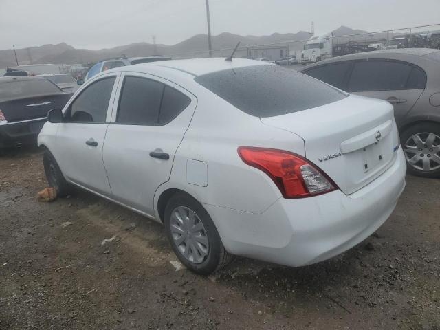 3N1CN7AP9EL800814 - 2014 NISSAN VERSA S WHITE photo 2