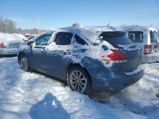 4T3BA3BB5BU019857 - 2011 TOYOTA VENZA BLUE photo 2