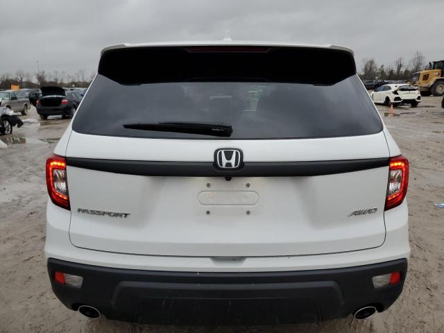 5FNYF8H55MB041554 - 2021 HONDA PASSPORT EXL WHITE photo 6