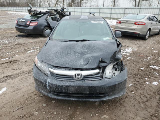 2HGFB2F51CH601938 - 2012 HONDA CIVIC LX BLACK photo 5