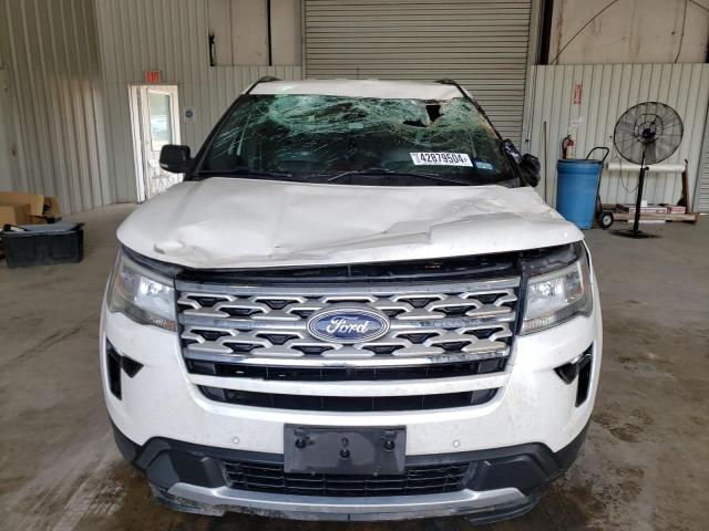 1FM5K7D80KGB07533 - 2019 FORD EXPLORER XLT WHITE photo 5