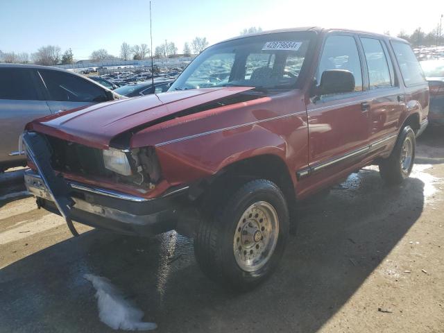 1FMDU34X7MUA77828 - 1991 FORD EXPLORER RED photo 1