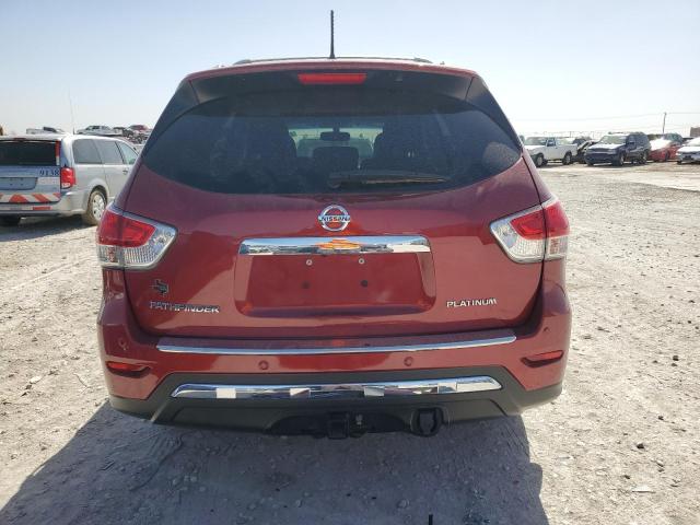 5N1AR2MN1FC708403 - 2015 NISSAN PATHFINDER S RED photo 6
