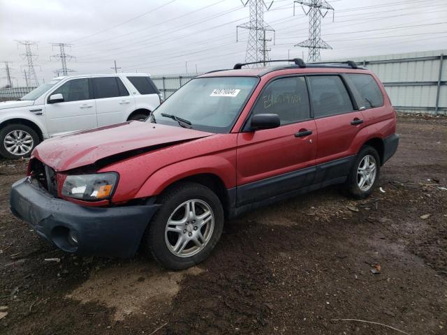 JF1SG63694H730655 - 2004 SUBARU FORESTER 2.5X RED photo 1