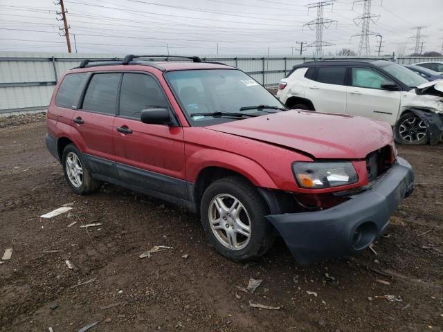 JF1SG63694H730655 - 2004 SUBARU FORESTER 2.5X RED photo 4