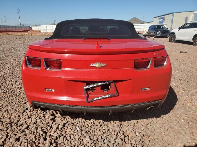 2G1FC3D37C9107170 - 2012 CHEVROLET CAMARO LT RED photo 6