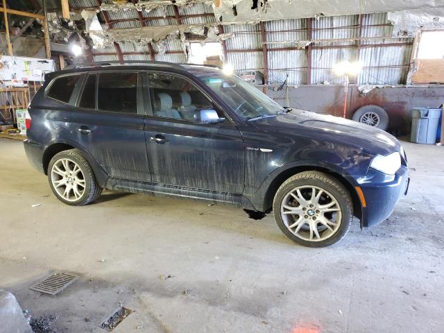 WBXPC93457WF14299 - 2007 BMW X3 3.0SI BLUE photo 4