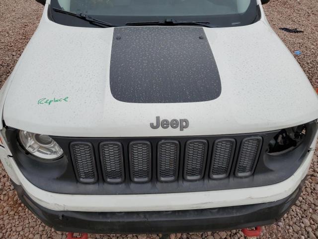 ZACCJBCB1HPF53815 - 2017 JEEP RENEGADE TRAILHAWK WHITE photo 11