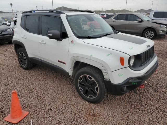 ZACCJBCB1HPF53815 - 2017 JEEP RENEGADE TRAILHAWK WHITE photo 4