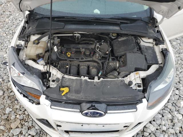 1FADP3N22EL217358 - 2014 FORD FOCUS TITANIUM WHITE photo 11