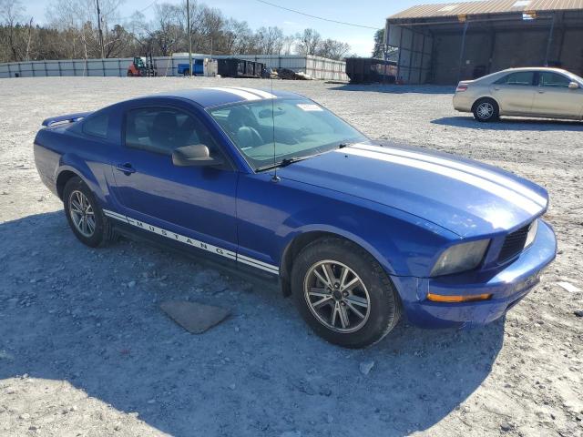 1ZVFT80N055218216 - 2005 FORD MUSTANG BLUE photo 4