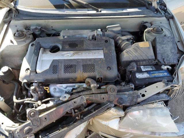 KMHDN46D46U361958 - 2006 HYUNDAI ELANTRA GLS TAN photo 11