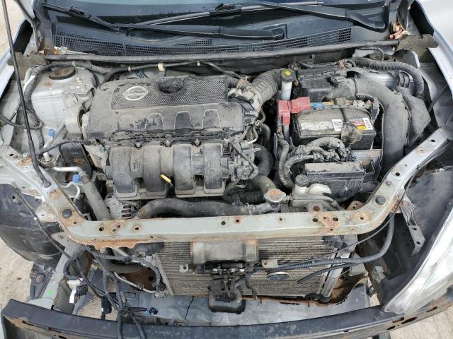 3N1AB7AP2DL649040 - 2013 NISSAN SENTRA S SILVER photo 11