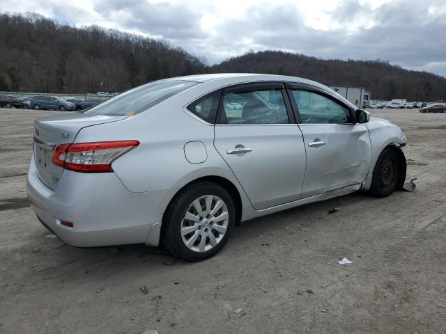 3N1AB7AP2DL649040 - 2013 NISSAN SENTRA S SILVER photo 3