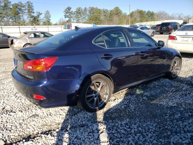 JTHBK262985059374 - 2008 LEXUS IS 250 BLUE photo 3