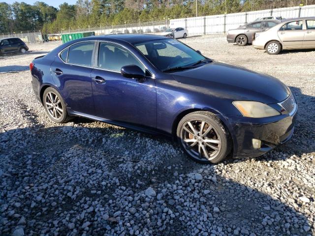 JTHBK262985059374 - 2008 LEXUS IS 250 BLUE photo 4