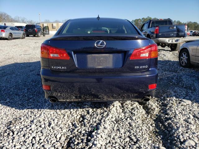 JTHBK262985059374 - 2008 LEXUS IS 250 BLUE photo 6