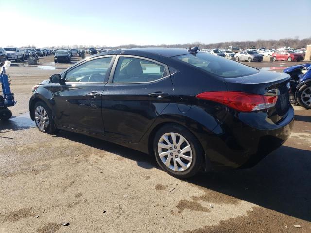 5NPDH4AE3DH171720 - 2013 HYUNDAI ELANTRA GLS BLACK photo 2