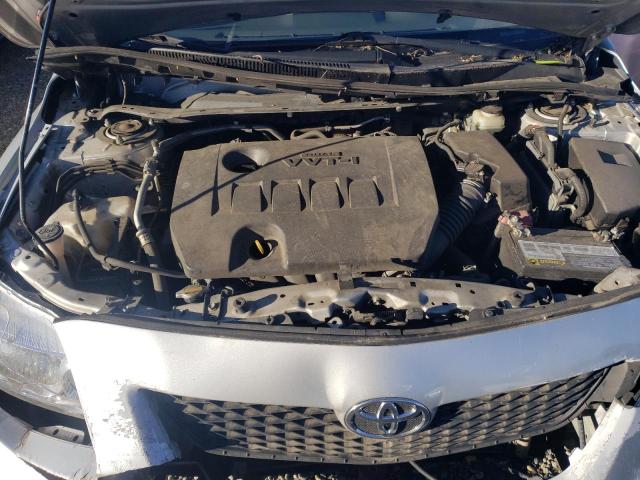 JTDBL40E599069293 - 2009 TOYOTA COROLLA BASE SILVER photo 11