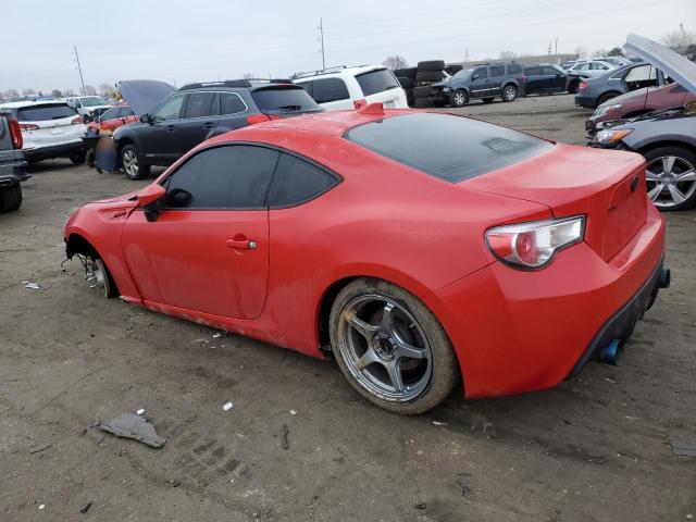 JF1ZNAA17G8701769 - 2016 TOYOTA SCION FR-S RED photo 2