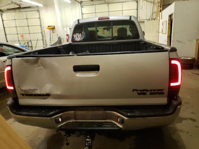 5TETU62N75Z001103 - 2005 TOYOTA TACOMA PRERUNNER ACCESS CAB SILVER photo 6