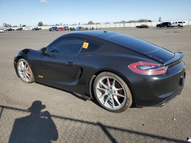 WP0AB2A86FK184999 - 2015 PORSCHE CAYMAN S BLACK photo 2