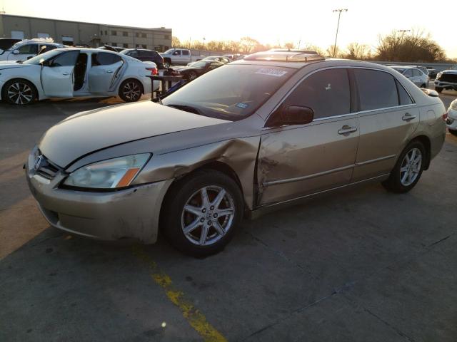 1HGCM66574A020304 - 2004 HONDA ACCORD EX GOLD photo 1